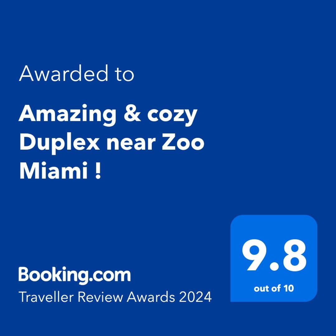 Amazing & Cozy Duplex Near Zoo Miami ! Villa Exteriör bild